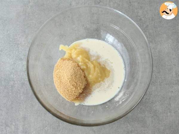 Soja-Joghurt-Apfelmus-Kuchen (vegan und glutenfrei) - Zubereitung Schritt 1