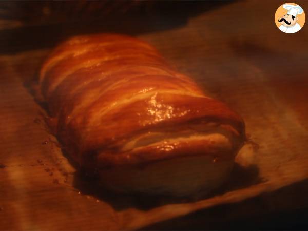 Geflochtener Schokoladenblätterteig - Zubereitung Schritt 3