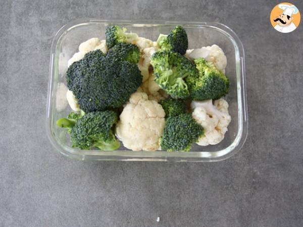 Blumenkohl-Brokkoli-Curry-Pastetchen - Zubereitung Schritt 1