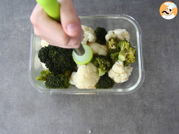 Blumenkohl-Brokkoli-Curry-Pastetchen - Zubereitung Schritt 2