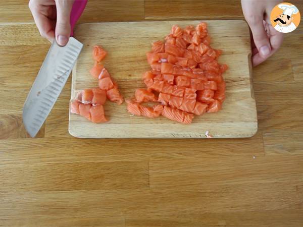 Mit Zitrone marinierter Lachs - Zubereitung Schritt 1