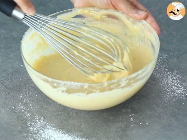 Kuchen mit schwarzen Oliven und Feta - Zubereitung Schritt 1