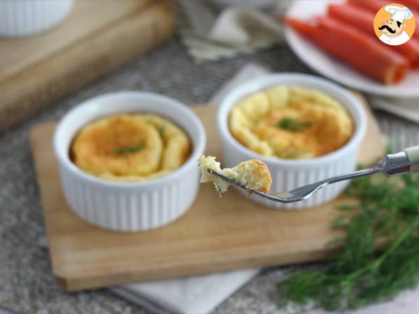 Soufflés mit geräuchertem Lachs und Frischkäse - Zubereitung Schritt 6