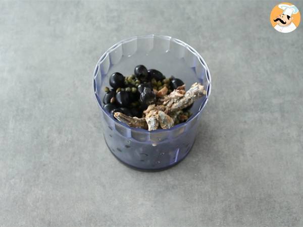 Blätterteig mit hausgemachter Tapenade - Zubereitung Schritt 1