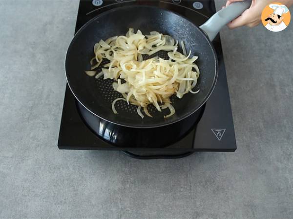 Lachs in Spinatkruste mit Mozzarella-Käse - Zubereitung Schritt 1