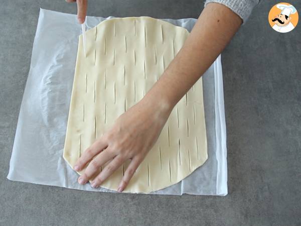 Lachs in Spinatkruste mit Mozzarella-Käse - Zubereitung Schritt 5