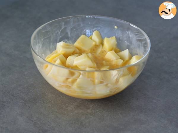 Tortilla mit Raclette - Zubereitung Schritt 2