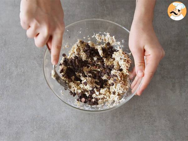 3-Zutaten-Cookies mit Banane und Schokolade - Zubereitung Schritt 1