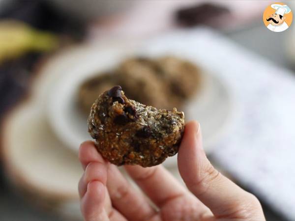 3-Zutaten-Cookies mit Banane und Schokolade - Zubereitung Schritt 4