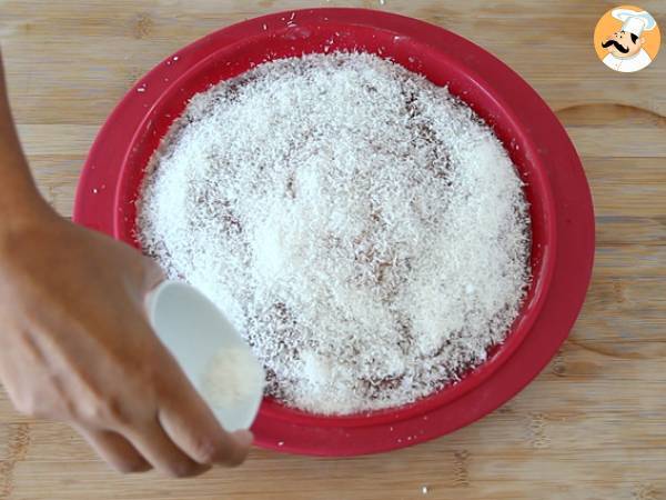 Brasilianischer Kokosnusskuchen - Bolo toalha felpuda - Zubereitung Schritt 9