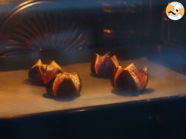 Gebratene Feigen mit Ziegenkäse-Honig - Zubereitung Schritt 4