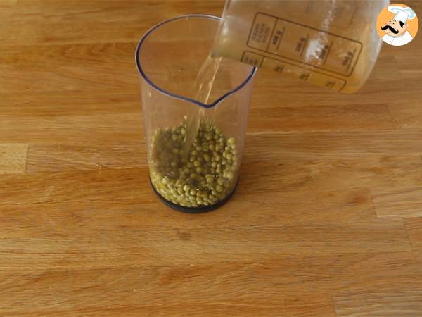 Schnelle kalte Erbsensuppe - Zubereitung Schritt 1