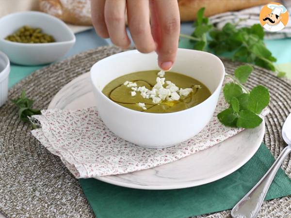 Schnelle kalte Erbsensuppe - Zubereitung Schritt 5