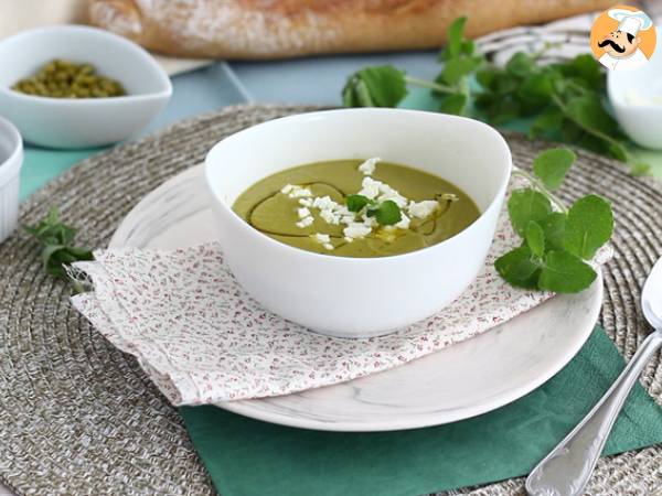 Schnelle kalte Erbsensuppe - Zubereitung Schritt 6