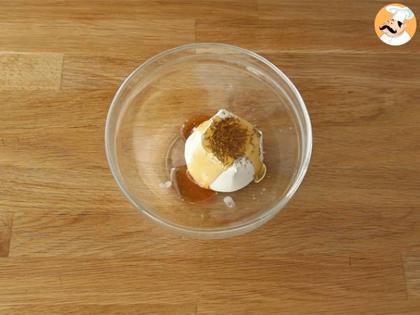 Ziegenkäse und Honig-Samosas - Zubereitung Schritt 1