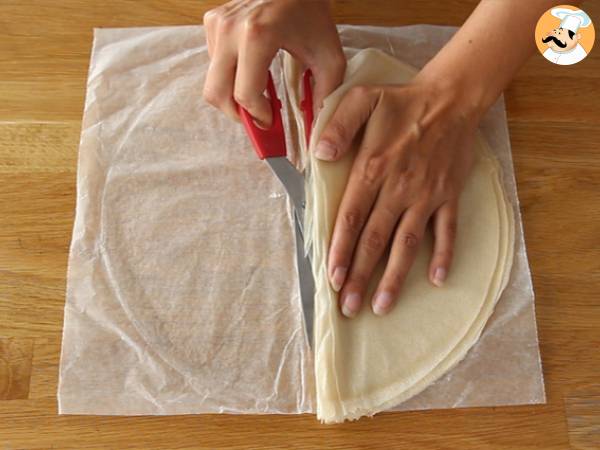 Ziegenkäse und Honig-Samosas - Zubereitung Schritt 2