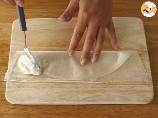 Ziegenkäse und Honig-Samosas - Zubereitung Schritt 3