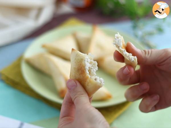 Ziegenkäse und Honig-Samosas - Zubereitung Schritt 7