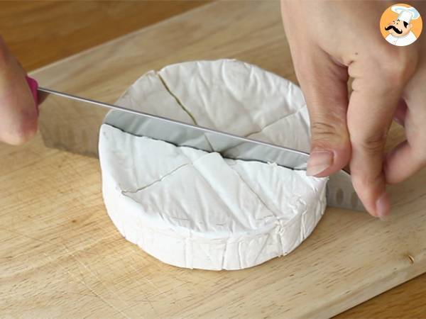 Panierter, schmelzender und knuspriger Camembert - Zubereitung Schritt 1