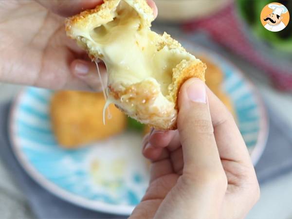 Panierter, schmelzender und knuspriger Camembert - Zubereitung Schritt 6