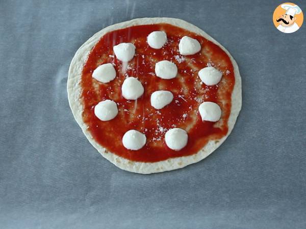 Express-Tortilla-Pizza - Zubereitung Schritt 2