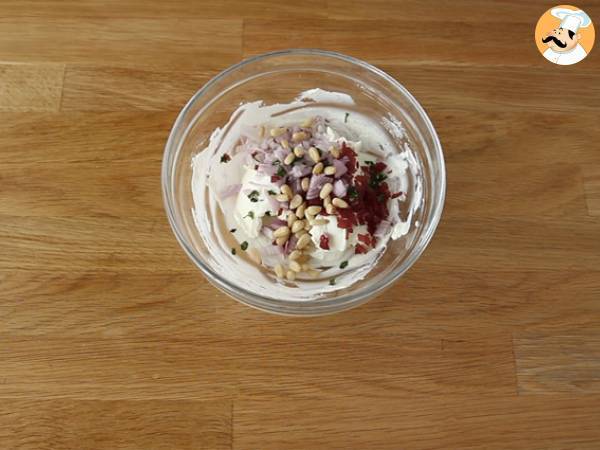 Ziegelkegel mit Bündnerfleisch - Zubereitung Schritt 5