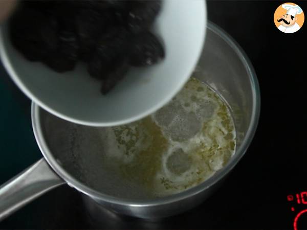 Lamm-Tajine mit Pflaumen (Schritte und Video) - Zubereitung Schritt 4