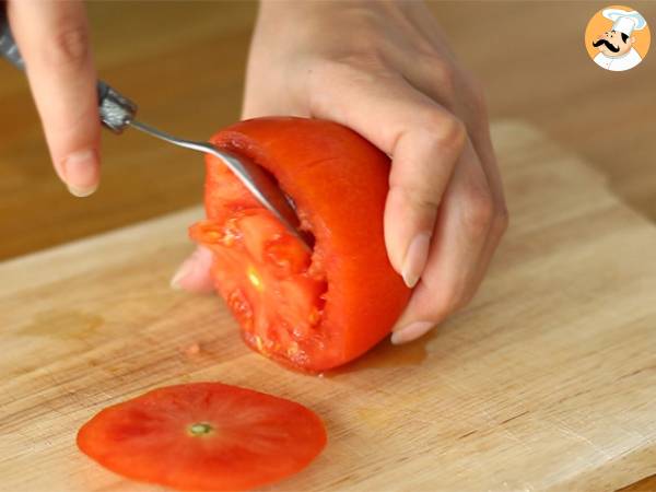 Gefüllte Tomaten schnell und einfach - Zubereitung Schritt 1