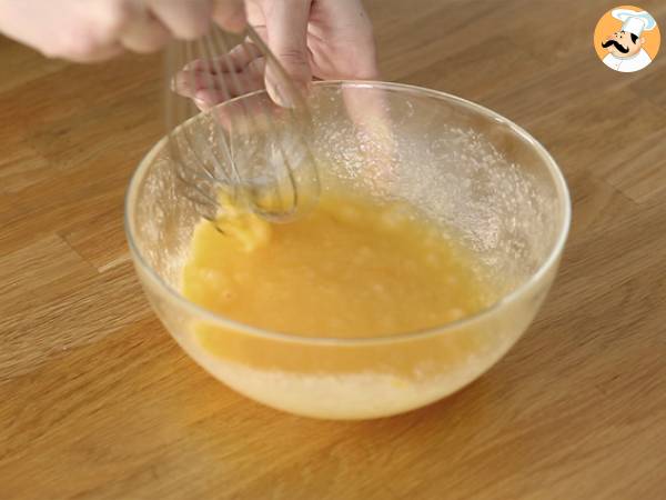 Schneller und einfacher Aprikosenkuchen - Zubereitung Schritt 3