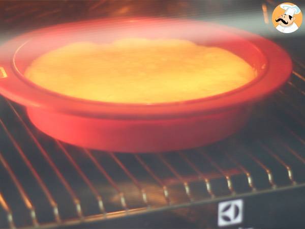 Schneller und einfacher Aprikosenkuchen - Zubereitung Schritt 6