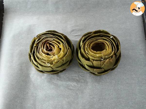 Gebackene Artischocken - Zubereitung Schritt 4