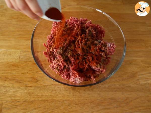 Kefta (Hackfleischbällchen mit Gewürzen und Kräutern) - Zubereitung Schritt 2