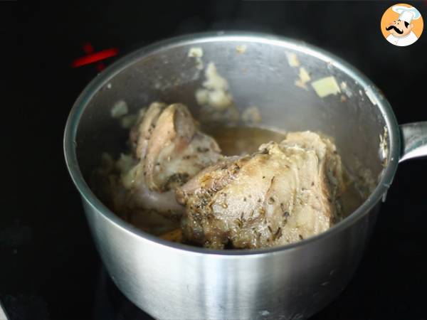 Lammhaxen-Confit mit Honig und Thymian - Zubereitung Schritt 4