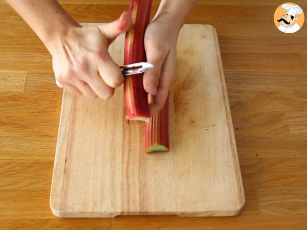 Umgedrehter Rhabarberkuchen - Zubereitung Schritt 1