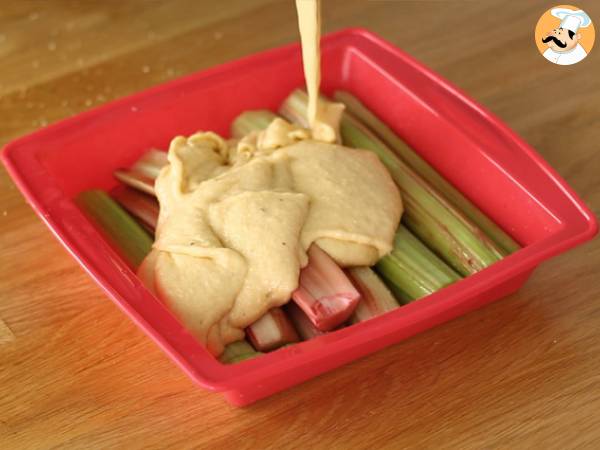 Umgedrehter Rhabarberkuchen - Zubereitung Schritt 7