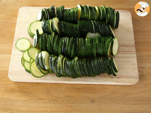 Einfaches Zucchini-Gratin - Zubereitung Schritt 1