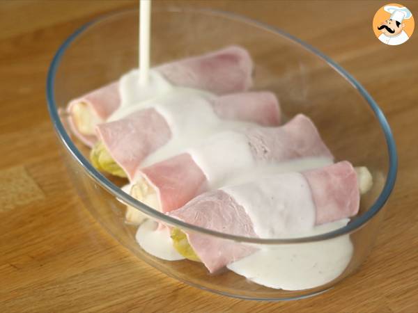 Endivien mit Schinken gratiniert - Zubereitung Schritt 6