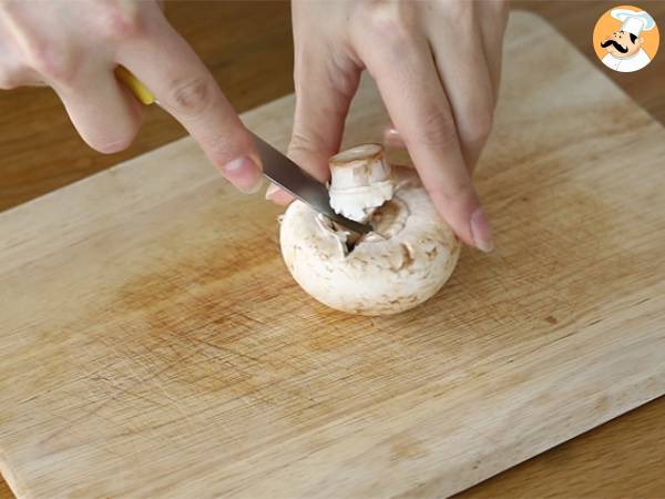 Wachteleierpilze - Zubereitung Schritt 1