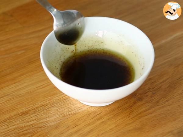 Salat aus Nudeln, Tomaten, Feta und Oliven - Zubereitung Schritt 4