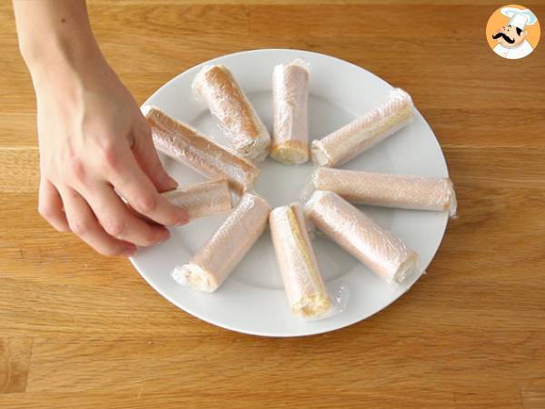 Mini-Erdbeerbrötchen, die Pink Panthers - Zubereitung Schritt 5