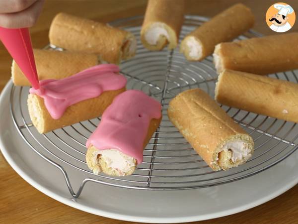 Mini-Erdbeerbrötchen, die Pink Panthers - Zubereitung Schritt 10