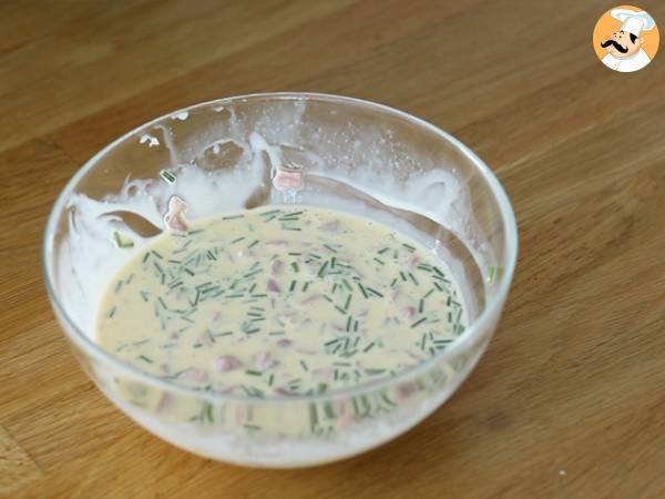 Eier-Schinken-Quiche - Zubereitung Schritt 3