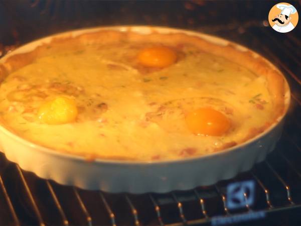 Eier-Schinken-Quiche - Zubereitung Schritt 6