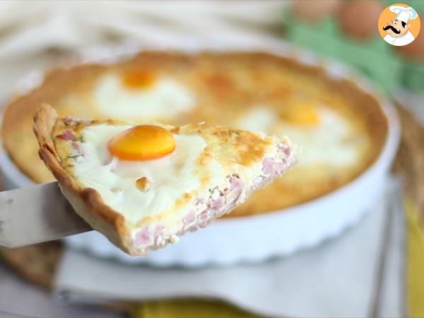 Eier-Schinken-Quiche - Zubereitung Schritt 7