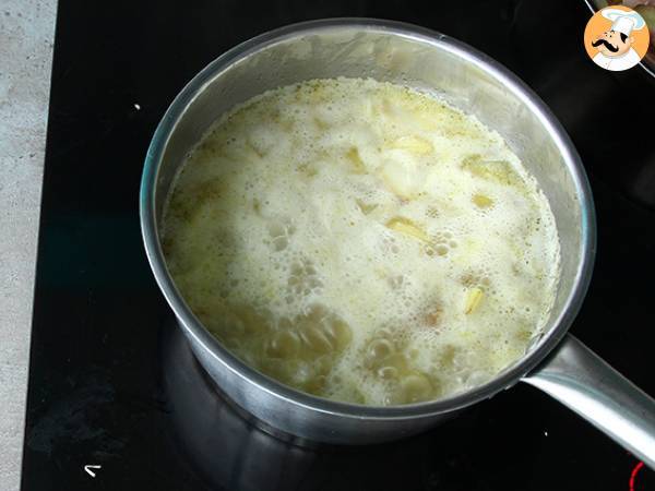 Topinambursuppe, Kartoffeln und Speck - Zubereitung Schritt 2