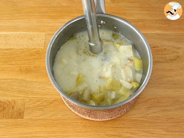 Topinambursuppe, Kartoffeln und Speck - Zubereitung Schritt 3