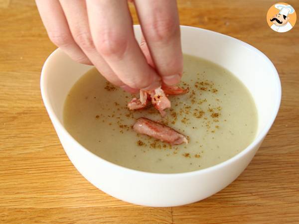 Topinambursuppe, Kartoffeln und Speck - Zubereitung Schritt 4