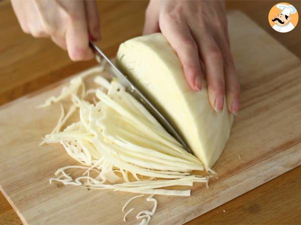 Amerikanischer Krautsalat (Kohl-Karotten-Salat) - Zubereitung Schritt 1