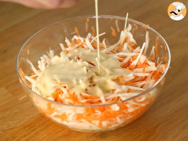 Amerikanischer Krautsalat (Kohl-Karotten-Salat) - Zubereitung Schritt 4