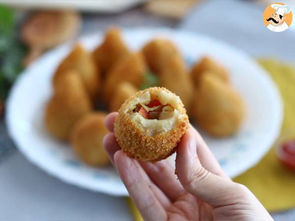 Coxinhas (brasilianische Chicken Nuggets) - Zubereitung Schritt 10
